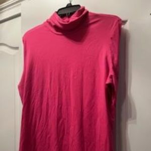 LANDS' END - Pink Turtle Neck Fitted XL/Size